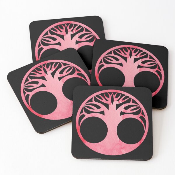 Item preview, Red Watercolor Tree of Life designed and sold by geraldineMS.