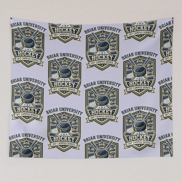 Item preview, Briar University Hockey Off Campus Series Vintage Sports Logo PNG designed and sold by arifali786.