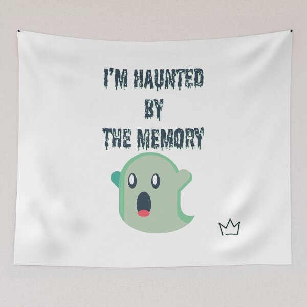 Item preview, BQ - Word Vomit - Haunted (Black Text) designed and sold by bisically.