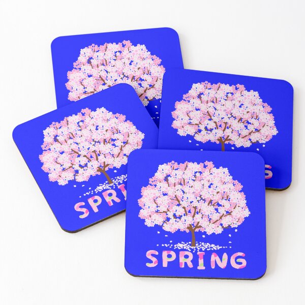 Item preview, Spring Cherry Blossom Tree Pink Floral Seasonal Nature Gift designed and sold by designcolossal.