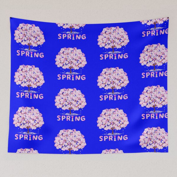 Item preview, Spring Cherry Blossom Tree Pink Floral Seasonal Nature Gift designed and sold by designcolossal.