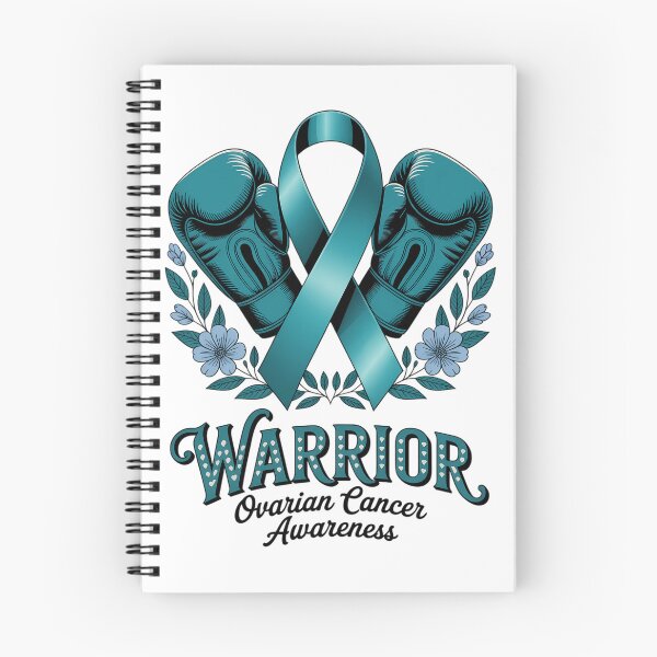 Item preview, Ovarian Cancer Warrior Ovarian Cancer Awareness Cancer Boxing Gloves Ribbon designed and sold by TrinaEspinoza.