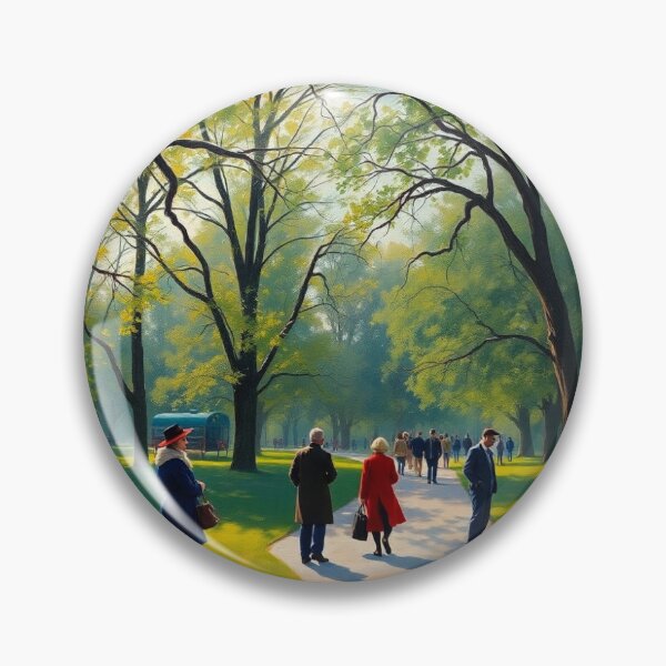 Item preview, People in the park, in the style of Turner. designed and sold by oldMastersofart.