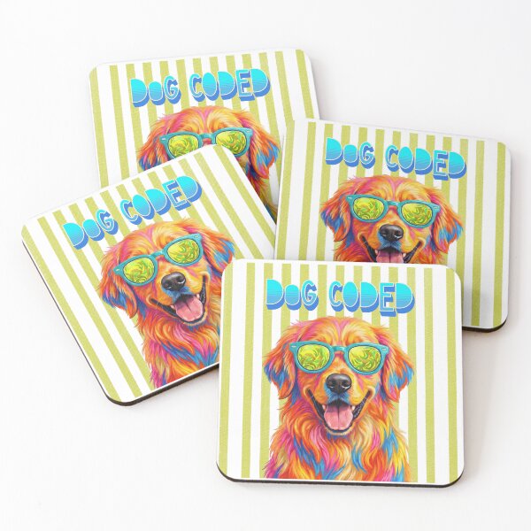 Item preview, Dog Coded – Colorful Dog Lover Design designed and sold by StillWildink.