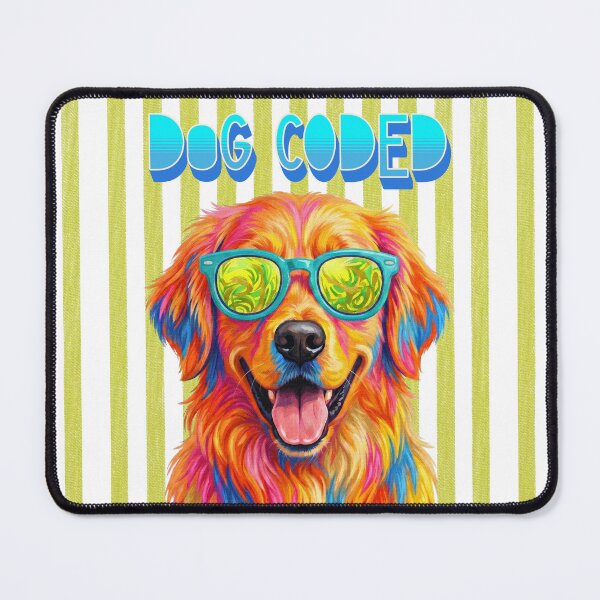 Item preview, Dog Coded – Colorful Dog Lover Design designed and sold by StillWildink.