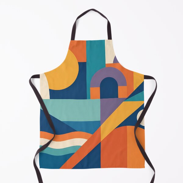 Item preview, Colourful Geometric Landscape Pattern designed and sold by InkSmithery.