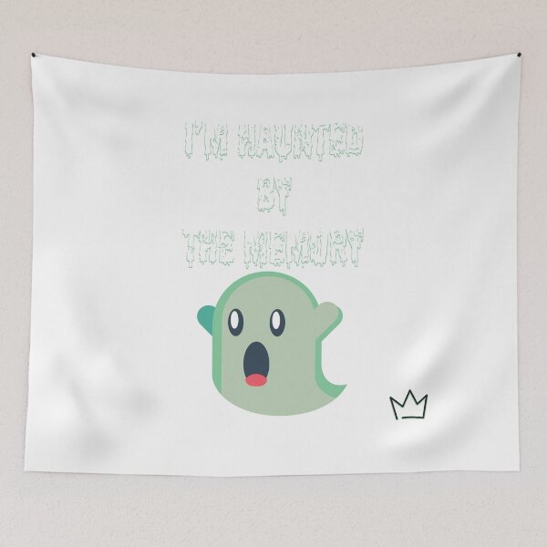 Item preview, BQ - Word Vomit - Haunted (White Text) designed and sold by bisically.