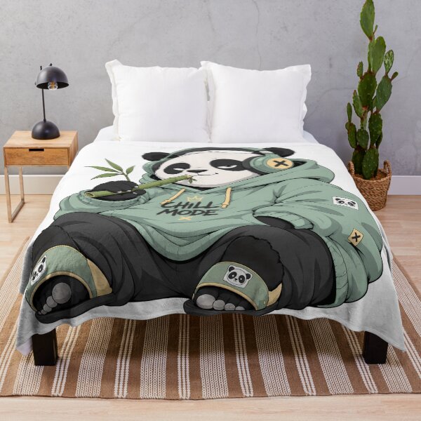 Item preview, Chill Mode Panda - Cute Streetwear Anime Art designed and sold by A-M-G-Shop.