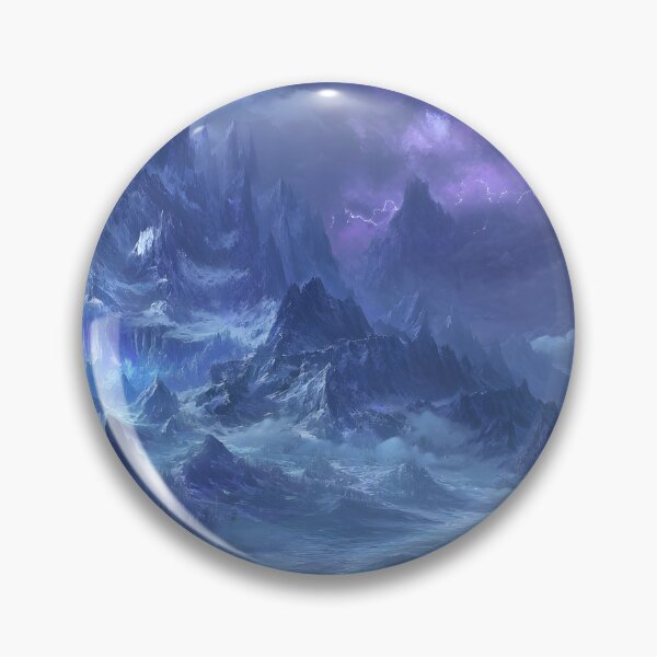 Item preview, Stormy Blizzard Dragon Mountain At Night designed and sold by GrinGalore.