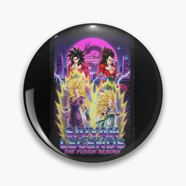 Item preview, Saiyan Legends The Fusion Reborn Retro Synthwave designed and sold by drhett09.