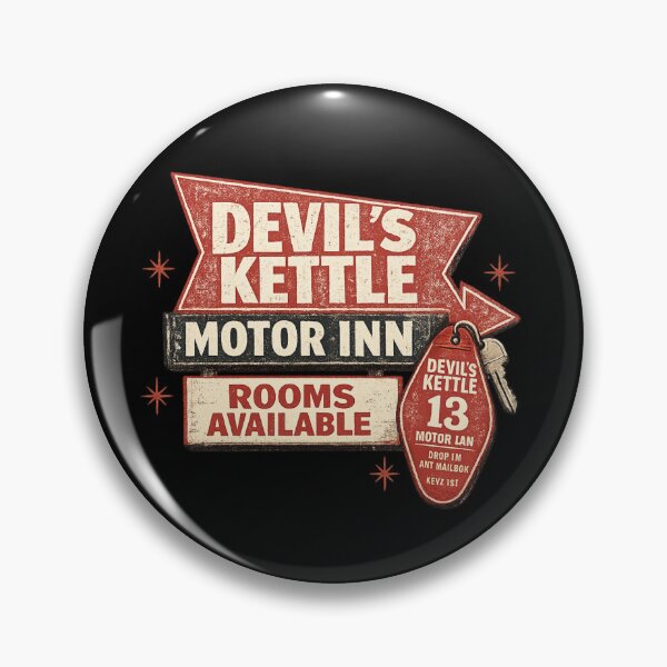 Item preview, Devil’s Kettle Motor Inn - Vintage Americana Roadside Motel / Jennifer's Body Inspired designed and sold by lalatrash.