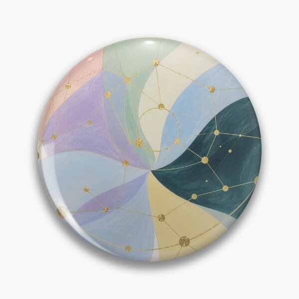 Item preview, Abstract Network Constellation Circle Pattern designed and sold by Lizetteh.