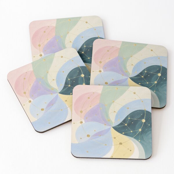 Item preview, Abstract Network Constellation Circle Pattern designed and sold by Lizetteh.