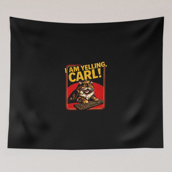 Item preview, Princess Cat I Am Yelling Carl designed and sold by PamoHunter.