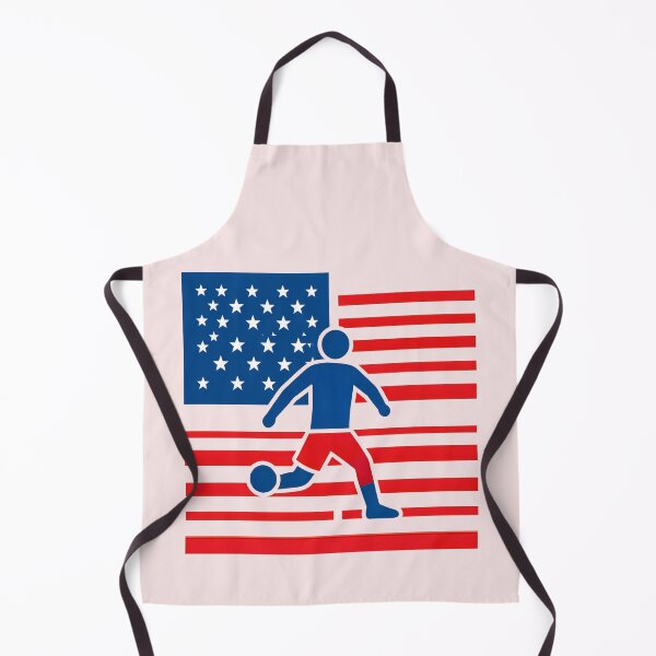 Item preview, USA Soccer Player Silhouette with American Flag – Patriotic Football Fan Design designed and sold by zohocreations.