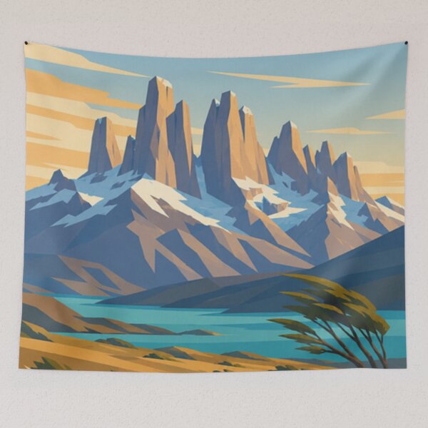 Item preview, Torres Del Paine Golden Peaks designed and sold by Creative_Canvas.