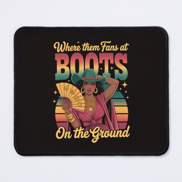 Item preview, Boots On The Ground Juneteenth Cowgirl designed and sold by TrinaEspinoza.