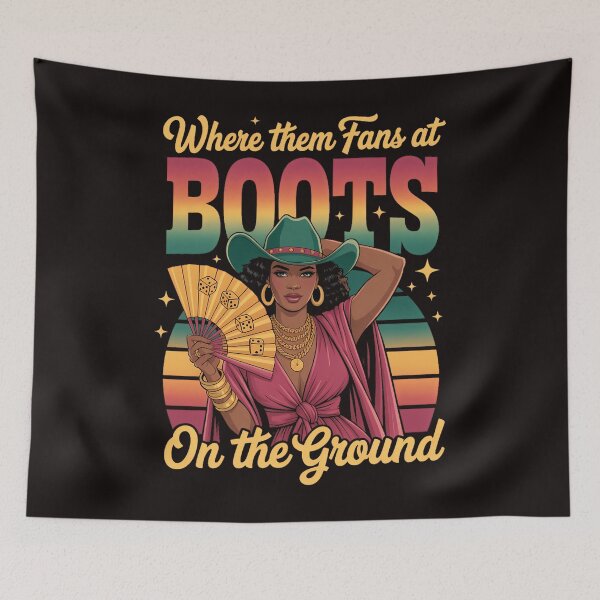 Item preview, Boots On The Ground Juneteenth Cowgirl designed and sold by TrinaEspinoza.