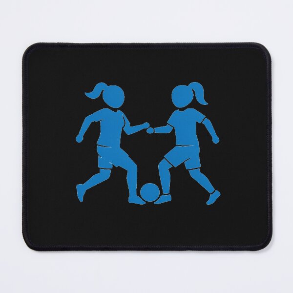 Item preview, Girls Soccer Silhouette Design – Women Football Players Minimalist Sports Graphic designed and sold by zohocreations.