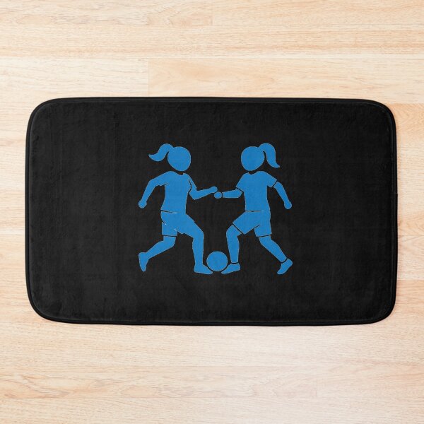 Item preview, Girls Soccer Silhouette Design – Women Football Players Minimalist Sports Graphic designed and sold by zohocreations.