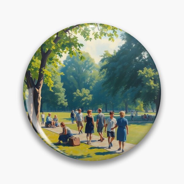 Item preview, A park in summer, in the style of Turner. designed and sold by oldMastersofart.