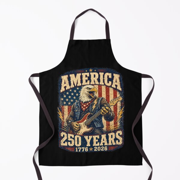 Item preview, America 250 Years Eagle Guitar 1776 2026 Patriotic Rock designed and sold by JerdbordinShop.