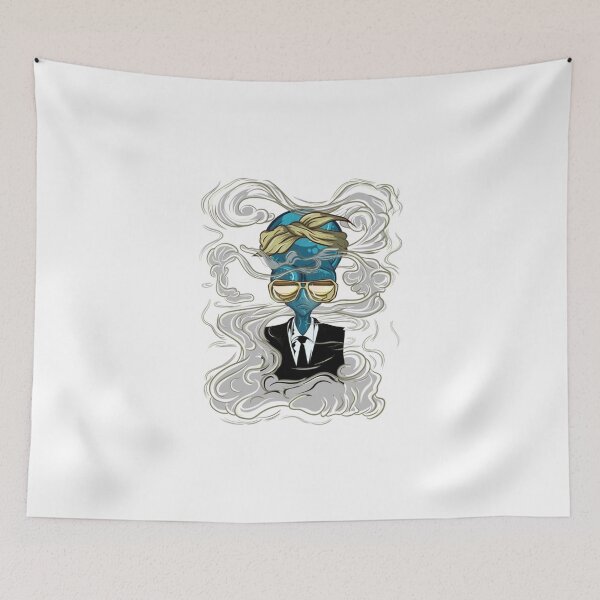 Item preview, Visitor Behind The Smoke designed and sold by PixelBloomTH.