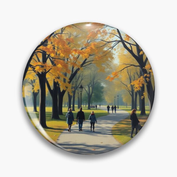 Item preview, A park in autumn, in the style of Turner. designed and sold by oldMastersofart.