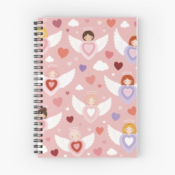 Item preview, Charming Angel Love Heart Pattern designed and sold by Lizetteh.