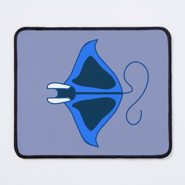 Item preview, Manta Blue Linear Stylized designed and sold by Provinces de France.