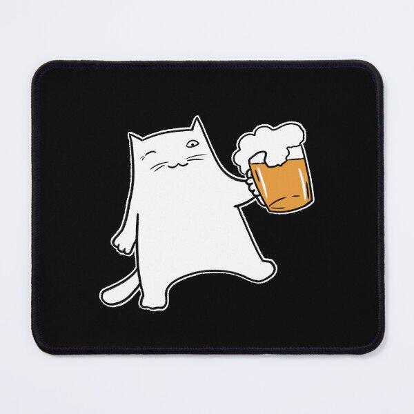 Item preview, Beer drinker cat designed and sold by eri-morie.