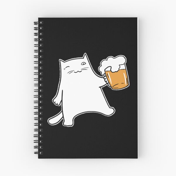 Item preview, Beer drinker cat designed and sold by eri-morie.