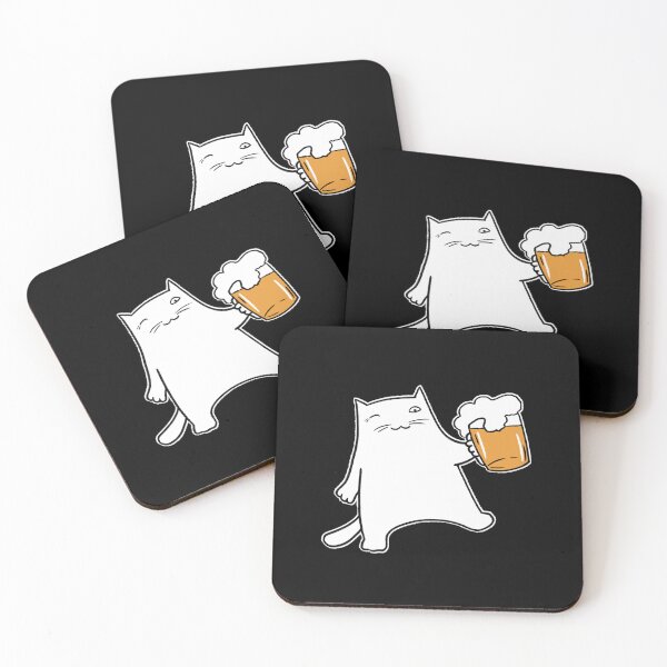 Item preview, Beer drinker cat designed and sold by eri-morie.