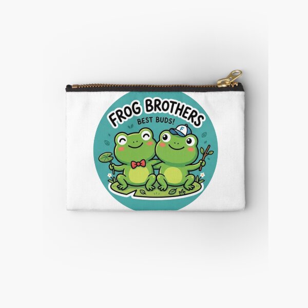 Item preview, Frog Brothers – Cute Cartoon Frog Friendship Adventure Design designed and sold by ArtsyExplorer.