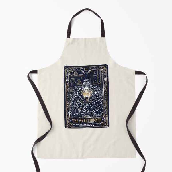 Item preview, Funny Overthinking Tarot Shirt Anxiety Meme Spiritual Parody Tee designed and sold by KAYJAY DESIGNS.
