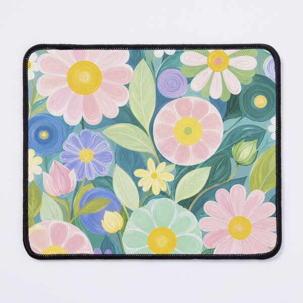 Item preview, Whimsical Garden Watercolor Flower Pattern designed and sold by Lizetteh.