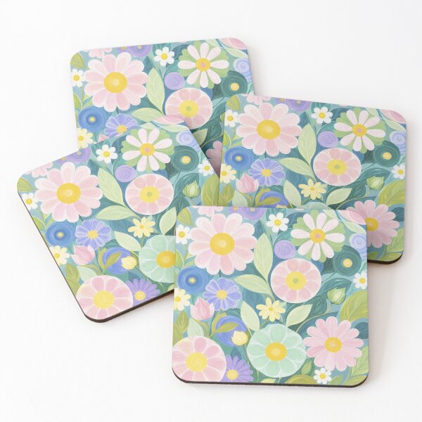 Item preview, Whimsical Garden Watercolor Flower Pattern designed and sold by Lizetteh.