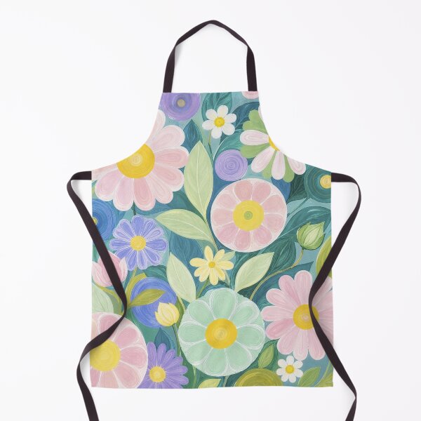Item preview, Whimsical Garden Watercolor Flower Pattern designed and sold by Lizetteh.