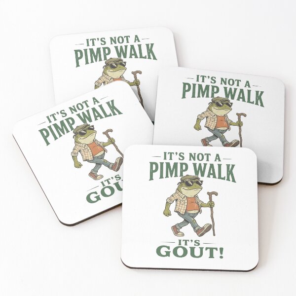 Item preview, It’s Not A Pimp Walk It’s Gout Frog  designed and sold by Bralipse.