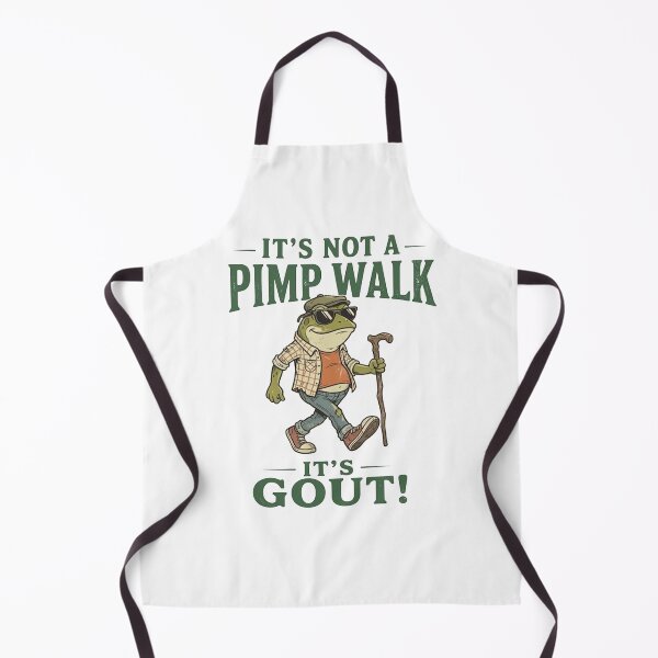 Item preview, It’s Not A Pimp Walk It’s Gout Frog designed and sold by Bralipse.