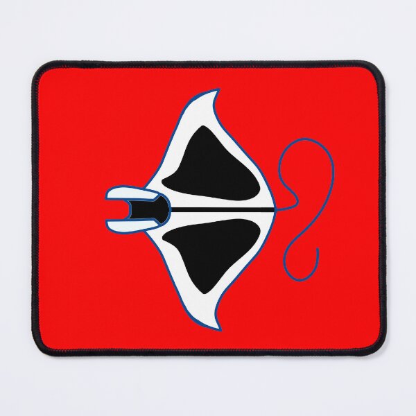 Item preview, Two-tone linear stylized manta designed and sold by Provinces de France.