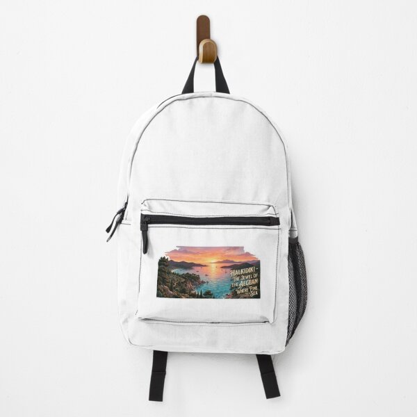 Item preview, Halkidiki Greece Travel Sticker Aesthetic Mediterranean Scene designed and sold by designerr23 ⭐⭐⭐⭐⭐.