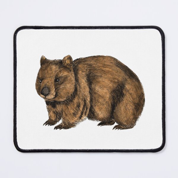 Item preview, Bare-nosed Wombat designed and sold by ArtFromLucy.