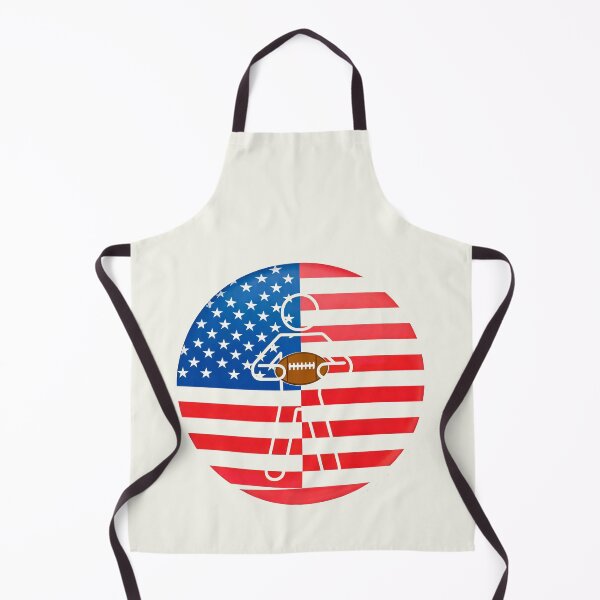 Item preview, USA Football Player Silhouette – American Flag Patriotic Sports Design designed and sold by zohocreations.