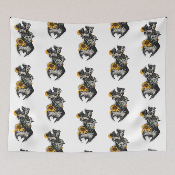 Item preview, Sunflower Soul Schnauzer designed and sold by PixelBloomTH.