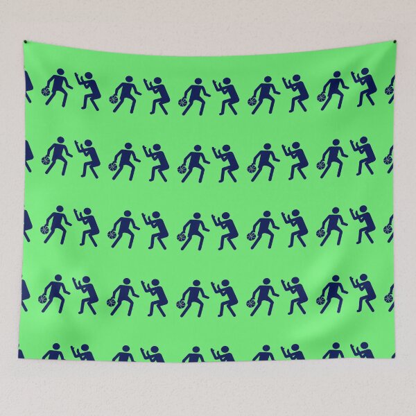 Item preview, Basketball Defense Silhouette Design – Minimal Streetball Graphic Art designed and sold by zohocreations.