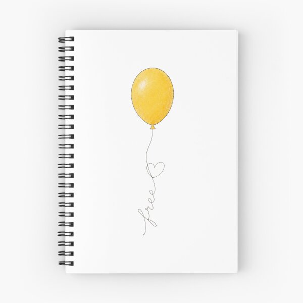 Item preview, Minimal Yellow Balloon Free Aesthetic Art designed and sold by LoppiPrintShop.