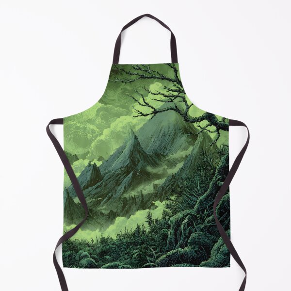 Item preview, Dense Forest Craggy Dragon Mountain Poisoned Sky designed and sold by GrinGalore.