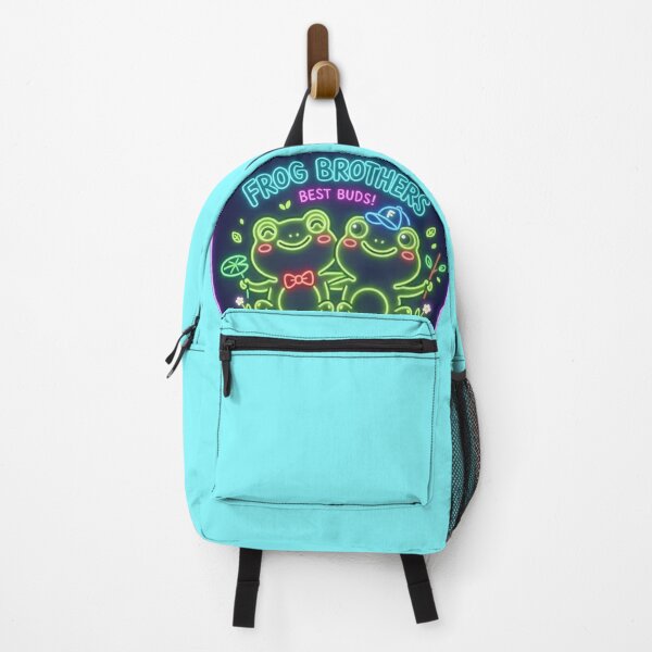 Item preview, Frog Brothers – Cute Cartoon Frog Friendship Adventure Design Neon designed and sold by ArtsyExplorer.