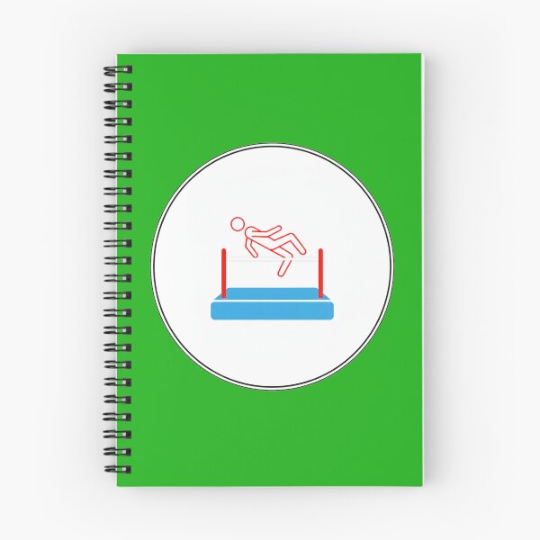 Item preview, High Jump Athlete Icon – Minimal Track and Field Sports Graphic designed and sold by zohocreations.